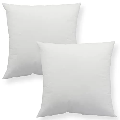 Haus und Deko 2er Pack Füllkissen 35 x 35 cm Microfaser Kissenfüllung Kopfkissen Dekokissen Sofakissen Kissen Wohnzimmer Schlafzimmer