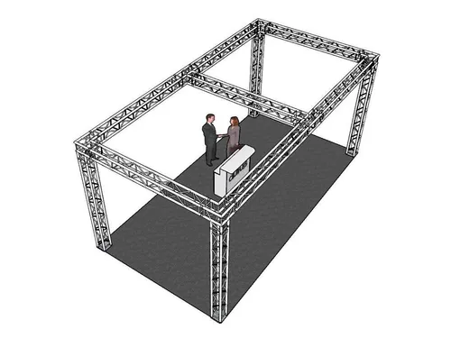 ALUTRUSS Traversenset QUADLOCK 6082 Rechteck 7,71x4x3,5m - Sonstige Kategorie - Hochwertiges 4-Punkt-Traversensystem aus Aluminium mit hoher Belastbarkeit, ideal für Theater, Messe- und Ladenbau sowie Clubs.