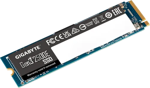 Gigabyte Gen3 2500E 1000 GB M.2 2280 - Festplatte mit 1000 GB Speicherkapazität, blitzschnelle M.2 Schnittstelle für optimale Leistung und schnelle Ladezeiten.