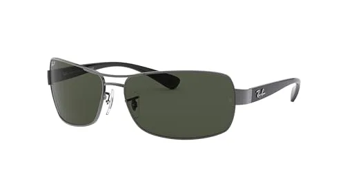 Ray-Ban RB 3379 004/58 Gunmetal / Crystal Green Polarized