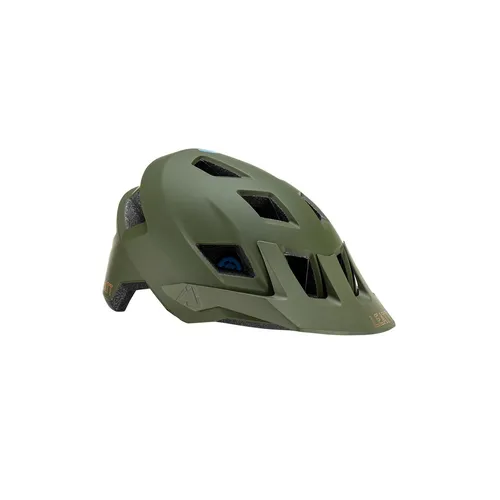 Leatt Helmet MTB All Mountain 1.0 Pine M - Grün - Fahrradhelm mit 360° Turbine Technologie für maximalen Schutz und Belüftung. Ideal für MTB-Fahrer, die auch an heißen Tagen kühl und sicher unterwegs sein möchten.