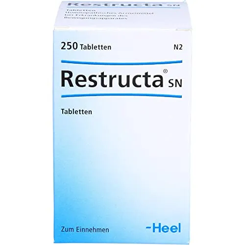 Restructa SN 250 ST - Homöopathisches Arzneimittel - Arzneimittel zur Linderung rheumatischer Beschwerden und Unterstützung bei Gichtneigung. Ideal für sanfte, homöopathische Therapie.