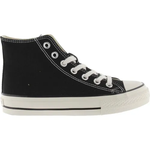 Victoria Sneaker SPORT 1057101 CANVAS TRIBU Schwarz 40 - Stylische Sneaker für Damen in Schwarz, aus robustem Canvas-Material für hohen Tragekomfort und Langlebigkeit. Ideal für sportliche Aktivitäten und den Alltag.