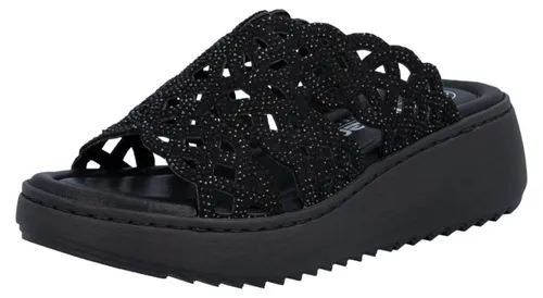Rieker Pantolette Schwarz 38 EU – Bequem und Stilvoll in schwarz von Rieker