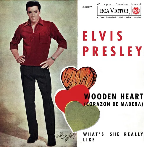 Elvis Presley Wooden Heart (Corazon De Madera)/What's She Really Like (Vinyl)