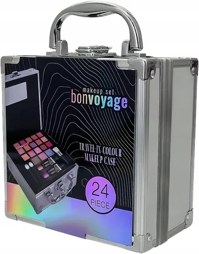 Make-up-Set für Augen, Lippen und Gesicht im Bonvoyage-Koffer