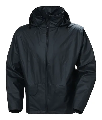 Helly Hansen VOSS JACKET 70180 - Navy Regenjacke für Männer, wind- und wasserdicht mit Helox+ Technologie, 4XL für ultimativen Wetterschutz