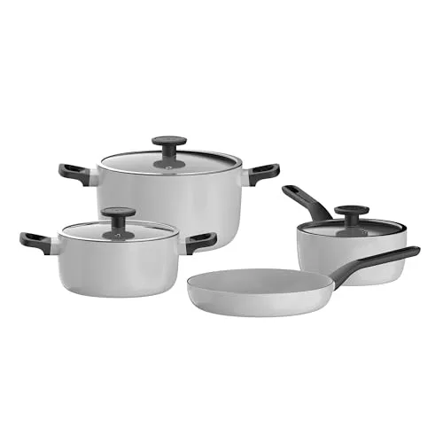 BergHOFF Leo Glints Kochtopfset mit Antihaftbeschichtung
