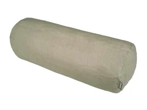 beties Leinen Nackenrollen Bezug 15x40 cm in braun von beties