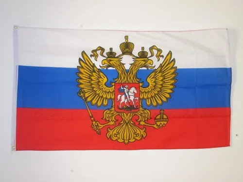 FLAGGE RUSSLAND MIT ADLER 90x60cm von AZ FLAG