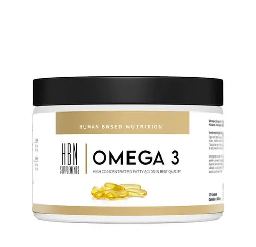 HBN Supplements Omega 3 - 120 Kapseln - Nahrungsergänzungsmittel mit hochwertigem Omega 3, unterstützt die Gesundheit von Herz und Gelenken, rezeptfrei erhältlich.
