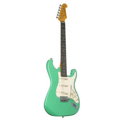 J & D E-Gitarre ST Vintage Surf Green