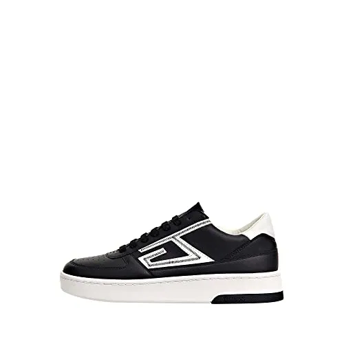 GUESS Herren SILEA Sneaker, Schwarz, 43 EU in schwarz von GUESS