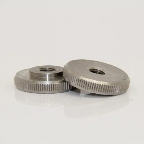 Stück Rändelmutter M6 niedr. Form DIN 467 Edelstahl A1 1