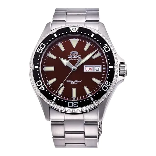 Orient Herren Kamasu Mako III 42mm Automatische Armbanduhr - Armbanduhr für Herren, 200m wasserdicht mit kratzfestem Saphirglas – ideal für Sport und Alltag.