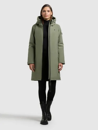 khujo Kurzmantel YAAK4 – Urbaner Slim Fit Style in grün von khujo