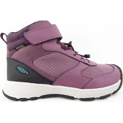 KEEN Skua MID WP plum Mädchen Stiefel in Violett, Größe 1 - Wanderschuhe für Mädchen, stylisch und funktional mit schnellem Schnellschnürsystem für optimalen Halt. Ideal für Abenteuer und den Alltag.