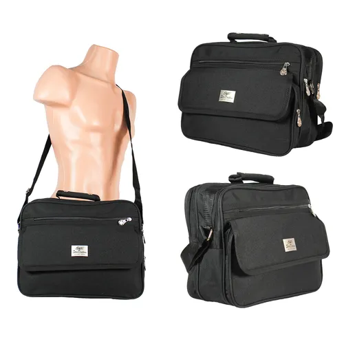 Herren Herrentasche Schultertasche Umhängetasche Messenger schwarz Arbeitstasche