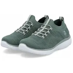 Rieker Damen Low-Top Sneaker M5074 in grün von Rieker