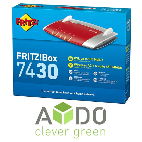 Produktbild AVM FRITZBox 7430 INTERNATIONAL