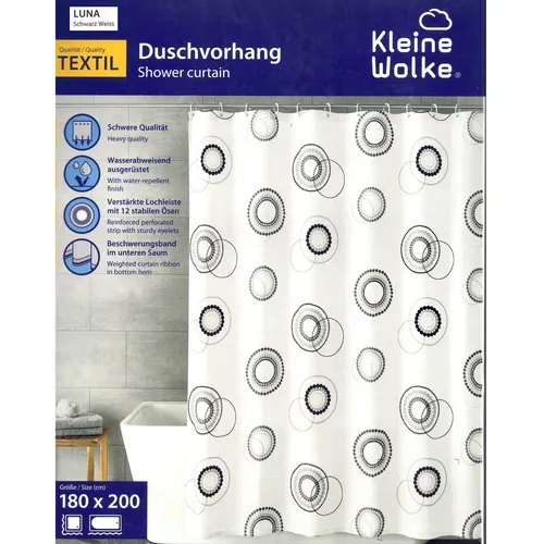Duschvorhänge Schwarz von Kleine Wolke