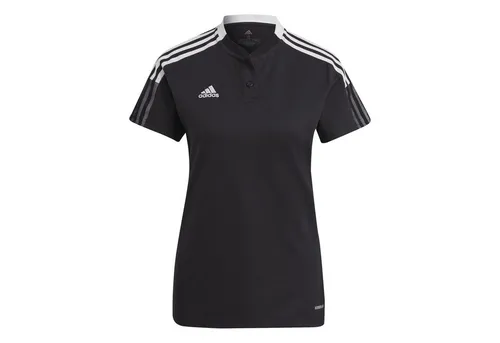 adidas Sport-Polo Tiro 21 (Baumwolle) schwarz Damen, Größe: XS