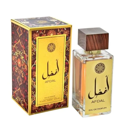 Everlyx Afdal Eau de Parfum 100 ml – Orientalisches Unisex-Parfüm – warmer und holziger Duft mit Noten von Bernstein und Gewürzen – intensiver, eleganter und langanhaltender Duft