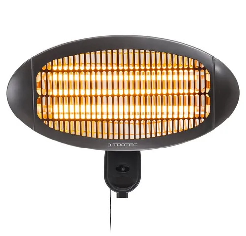 Trotec Infrarot Heizstrahler IR 2000 S - Heizstrahler für wohltuende Wärme, zielgenau und gleichmäßig - ideal für Balkon und Terrasse