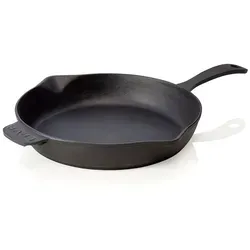 LAVA Cookware Gusseisen Grillpfanne 28 cm mit Metallgriff in rot von Lava