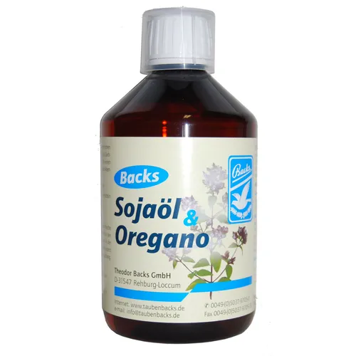 Backs - Sojaöl mit Oregano - Nahrungsergänzung für Tauben - 500ml