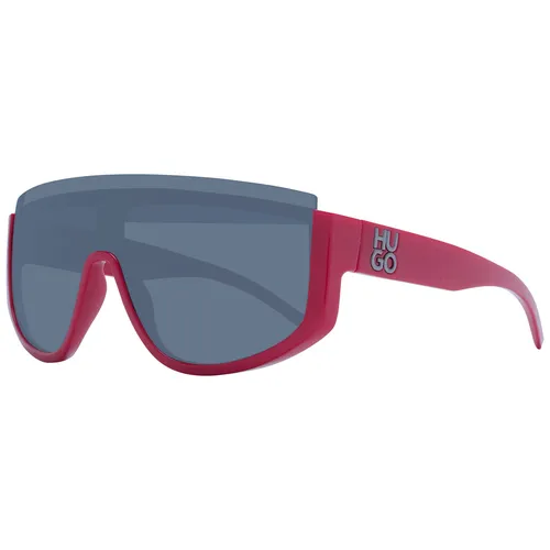 Hugo Sonnenbrille HG 1283/S C9AIR 99 – Herren Rot - Stilvolle Herren-Sonnenbrille in Rot mit grauen Gläsern. 100% UVA & UVB Schutz für einen angenehmen Tragekomfort. Ideal für sonnige Tage!