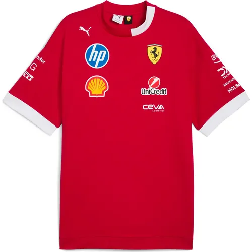 PUMA Scuderia Ferrari F1 2025 Oversized Fahrer-T-Shirt von PUMA