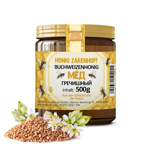 ZARENHOFF Buchweizenhonig 100% Rein (500g)