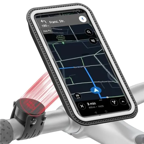Shapeheart Magnetische Handyhalterung Fahrrad - Universal 360° Drehung, wasserdicht und ideal für alle Fahrradfahrer, die ihr Smartphone sicher und griffbereit haben möchten.