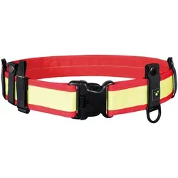 tee-uu Koppelgürtel RED Rettungsdienst Größe L 100 - 120 cm - Gürtel mit Unter- und Obergürtel, 4 Beltkeeper & GLOVE-FIX für optimale Sicherheit und Funktionalität im Rettungsdienst. Ideal für professionelle Einsätze.