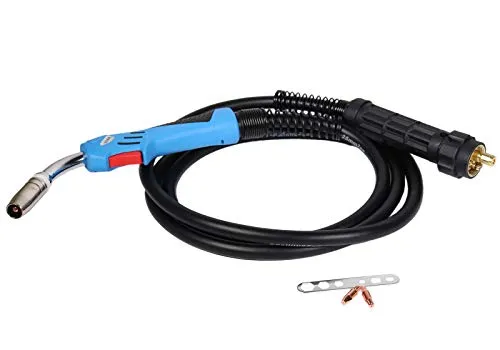 WELDINGER MIG/MAG-Schlauchpaket MB 25 - 4 m mit Eurozentralanschluss - Hochwertiges MIG/MAG-Schlauchpaket MB 25, 4 m lang, mit ergonomischem Griff und robustem Anschluss. Ideal für Schweißinverter, belastbar bis 230 A - perfekt für professionellen Einsatz.