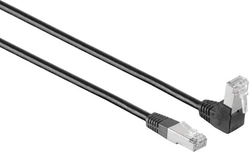 kabelbude KB08-6402502, 1 m, Cat6, S/FTP (S-STP), RJ-45, RJ-45, Schwarz