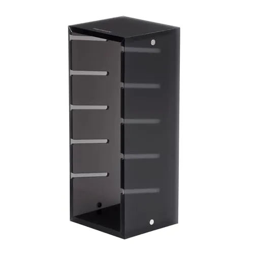 Normcore 54 mm Espresso-Filterkorbständer, für 5 Espresso-Filterkorb, Aufbewahrungshalter, Acryl-Ständer für 54 mm Siebträgerkörbe, mattschwarz