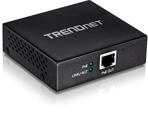 TRENDnet TPE-E100 Gigabit PoE+ Extender - Verlängert Netzwerkverbindung um 100m, ideal für große Entfernungen ohne externe Stromversorgung