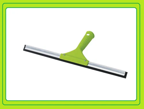 Fensterwischer Aluminiumschiene mit Kunststoffgriff in grün B.250mm