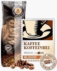 Coffee-Nation Kaffee Koffeinfrei Lunata 1000g Bohnen | Spitzenqualität | Kaffeeliebhaber