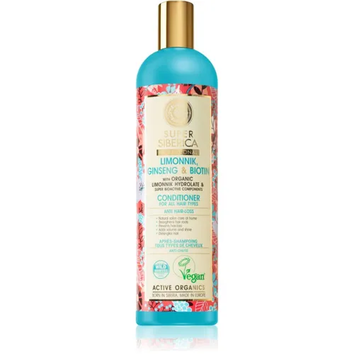 Natura Siberica Limonnik, Ginseng & Biotin Stärkendes Balsam gegen Haarausfall 400 ml