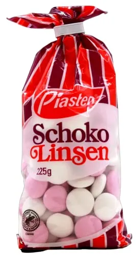 Piasten Schoko Linsen, 10er Pack (10 x 225g)