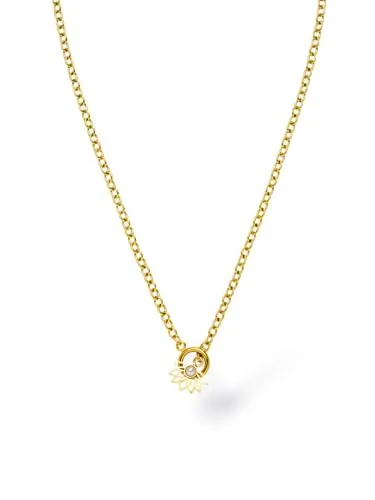 Produktbild Purelei Flowing Kette Damen Y-Kette mit Lotus Anhänger