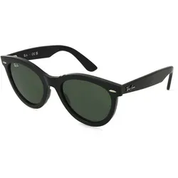 Ray-Ban 0RB2241 WAYFARER WAY Unisex-Sonnenbrille Vollrand Rund Propionat-Gestell, schwarz