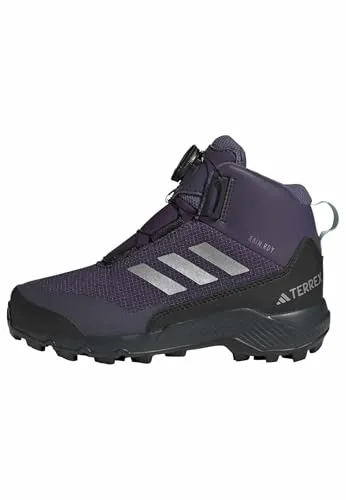 adidas Unisex Kinder Terrex Winter Mid BOA RAIN.RDY Hiking Shoes - Wanderschuhe mit COLD.RDY und PrimaLoft Isolation, ideal für kalte Tage. Die Außensohle aus Continental Gummi bietet optimalen Grip auf jedem Terrain.