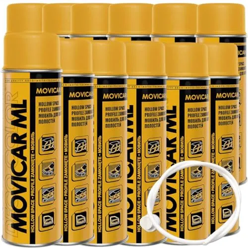 Deco Color 12er Sparpack Movicar 500ml Hohlraumversiegelung Spray + Sonde