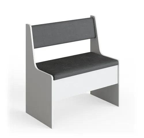 Vicco Sitzbank Roman, Weiß/Anthrazit, 76 x 42 cm in weiß von Vicco