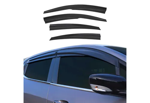 OMAC Lüftungsgitter 4x Windabweiser für Hyundai Accent Blue 2010-2017