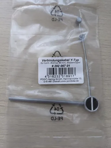 Verbindungskabel Y-Verbindung Bremszug Cantilever 84 mm Bowdenzug Walzennippel